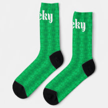 Lycklig St. Patrick's Day Grön Shamrock-mönster