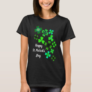 Lycklig St. Patricks Day, Grönt Lucky Shamrock T Shirt