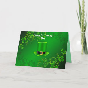Lycklig St. Patrick's Day Hälsning Kort