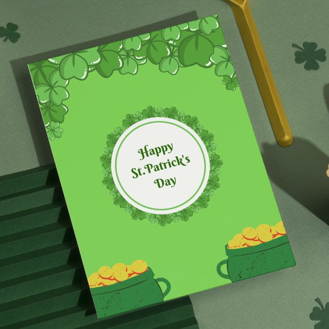 Lycklig St. Patrick's Day Helg Vykort (Skapare uppladdad)