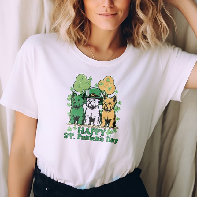 Lycklig St patricks day Hund T Shirt (Skapare uppladdad)