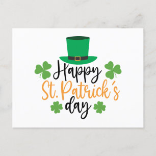 Lycklig St. Patrick's Day Irish Pride Shamrock Luc Vykort