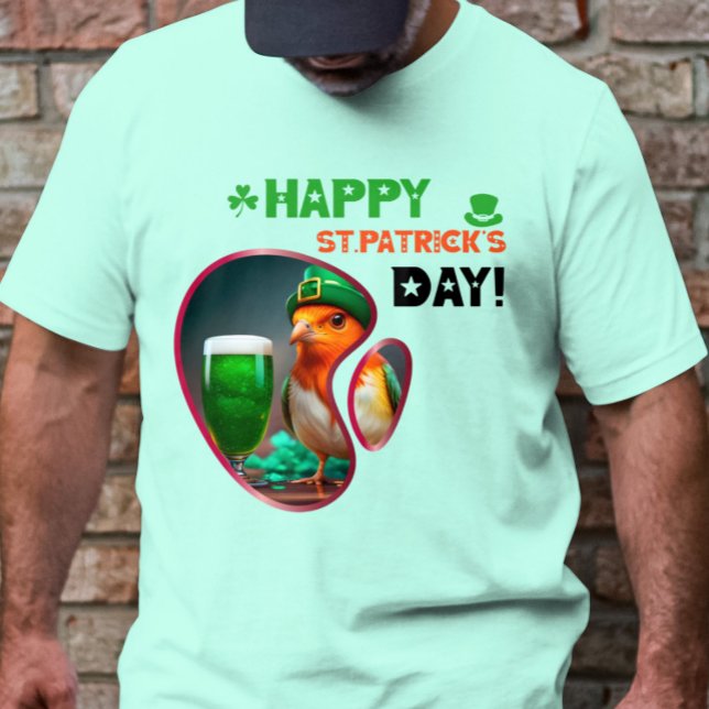 Lycklig St.Patrick's Day! - Irländska Tur och Skra T Shirt (Skapare uppladdad)