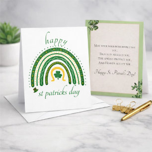 Lycklig St Patrick's Day Julkort