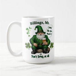 Lycklig St. Patrick's Day Kaffemugg