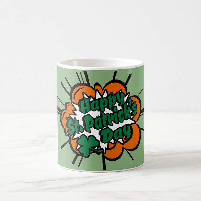 Lycklig St. Patrick's Day Kaffemugg (Center)