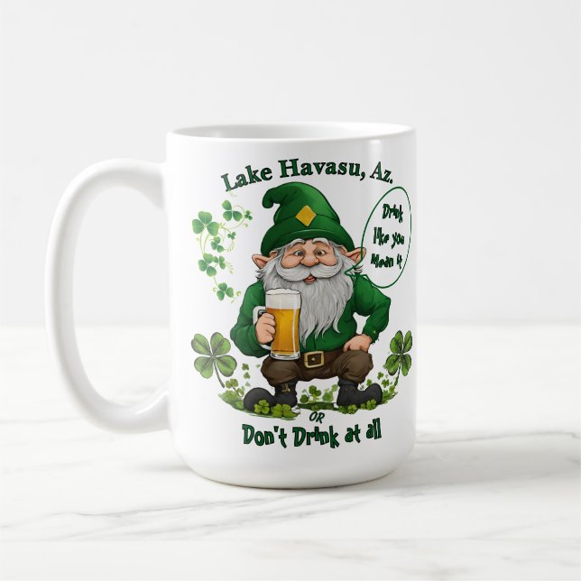 Lycklig St. Patrick's Day Kaffemugg (Vänster)