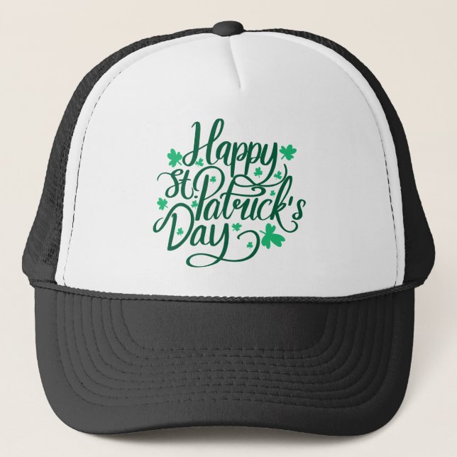 Lycklig st patricks day keps (Framsida)