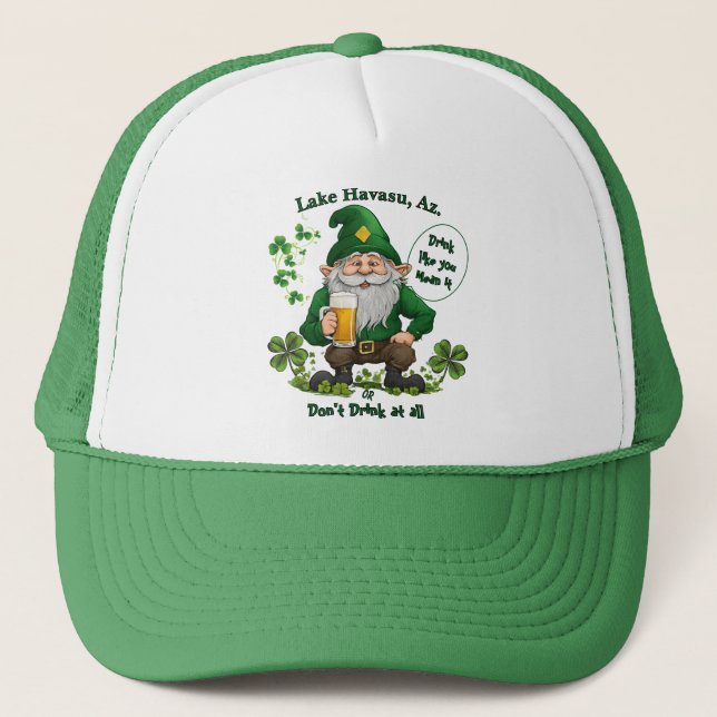 Lycklig St. Patrick's Day Keps (Framsida)