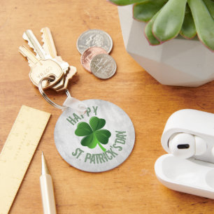 Lycklig St. Patrick's Day Keychain Nyckelring