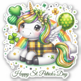 Lycklig St. Patrick's Day-klistermärke Klistermärken