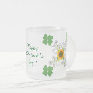 Lycklig St. Patrick's Day! Klöver med Calla Frostad Glasmugg