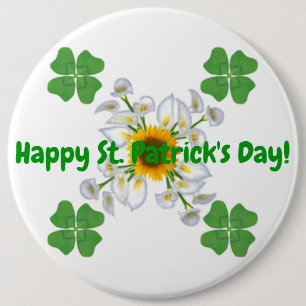 Lycklig St. Patrick's Day! Klöver med Calla Knapp