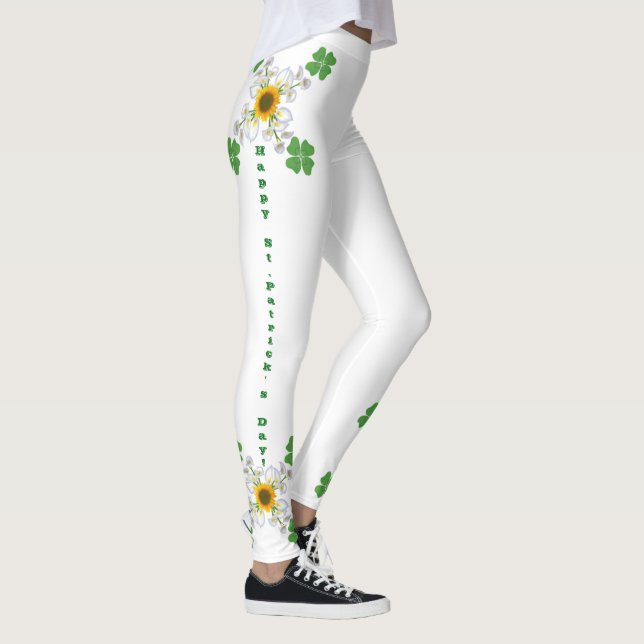 Lycklig St. Patrick's Day! Klöver med Calla Leggings (Höger)