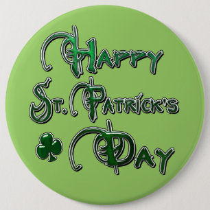 Lycklig st patricks day knapp