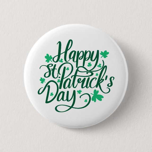 Lycklig st patricks day knapp (Framsida)