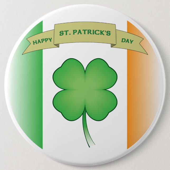 Lycklig St. Patrick's Day Knapp (Framsida)