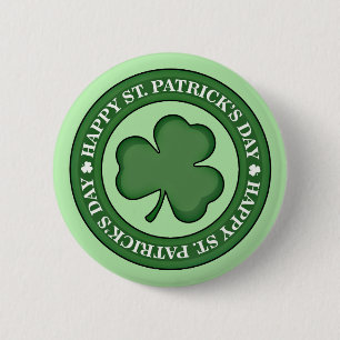 Lycklig St. Patricks Day Knapp