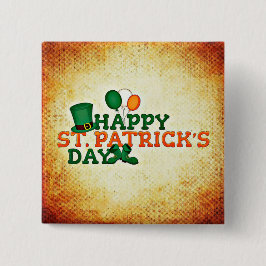 Lycklig St. Patrick's Day Knapp
