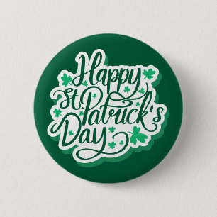 Lycklig St. Patrick's Day Knapp