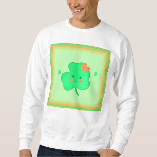 Lycklig St. Patrick's Day. Köp nu Lång Ärmad Tröja
