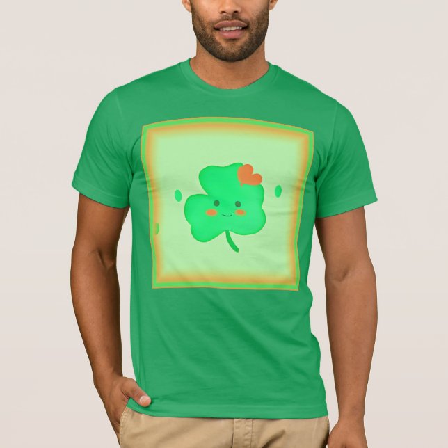 Lycklig St. Patrick's Day. Köp nu T Shirt (Framsida)
