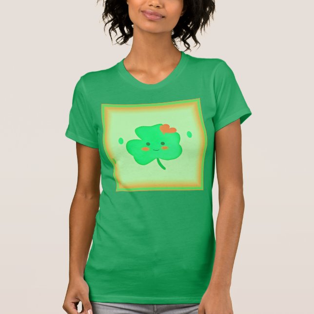 Lycklig St. Patrick's Day. Köp nu T Shirt (Framsida)