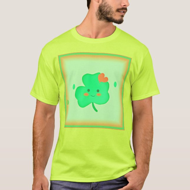 Lycklig St. Patrick's Day. Köp nu T Shirt (Framsida)