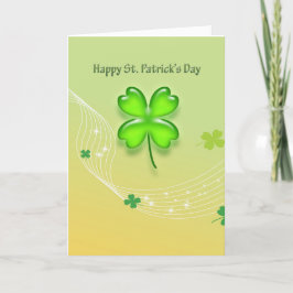 Lycklig St. Patrick's Day Kort