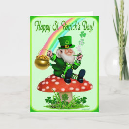 Lycklig St. Patrick's Day Kort