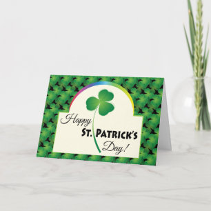 Lycklig St. Patrick's Day Kort