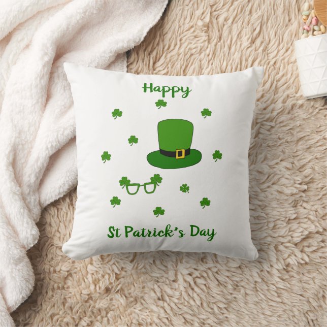 Lycklig St patrick's day Kudde (Filt)