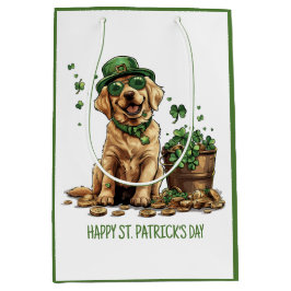Lycklig St. Patrick's Day Labrador Retriever Hund