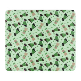 Lycklig St patricks day Labrador Retriever Hundar
