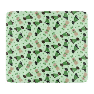 Lycklig St patricks day Labrador Retriever Hundar