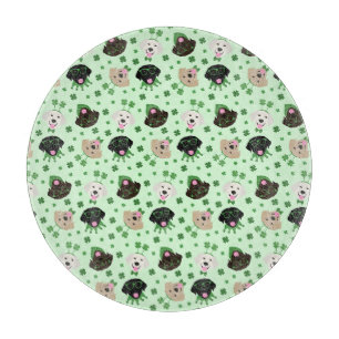 Lycklig St patricks day Labrador Retriever Hundar