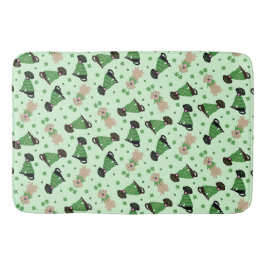 Lycklig St patricks day Labrador Retriever Hundar Badrumsmatta