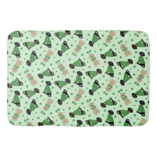 Lycklig St patricks day Labrador Retriever Hundar Badrumsmatta