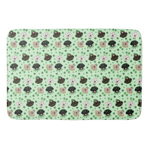 Lycklig St patricks day Labrador Retriever Hundar Badrumsmatta