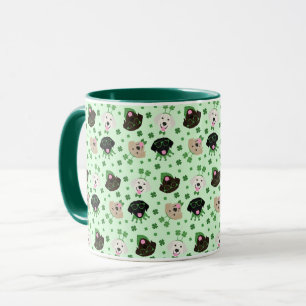 Lycklig St patricks day Labrador Retriever Hundar Mugg
