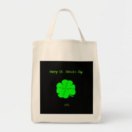 Lycklig St. Patrick's Day Livsmedel Tote Tygkasse