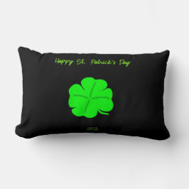 Lycklig St. Patrick's Day Lumbar Pillow Lumbarkudde