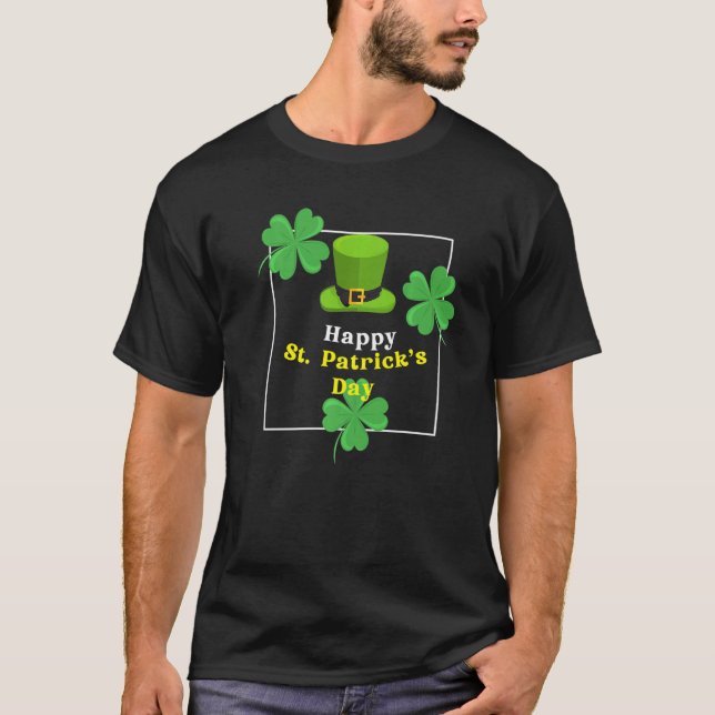 Lycklig St patricks day Lustigt Shenanigans B T Shirt (Framsida)