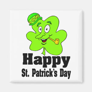 Lycklig St. Patrick's Day Magnet