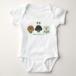 Lycklig St patricks day Maltipoo Hundar T Shirt