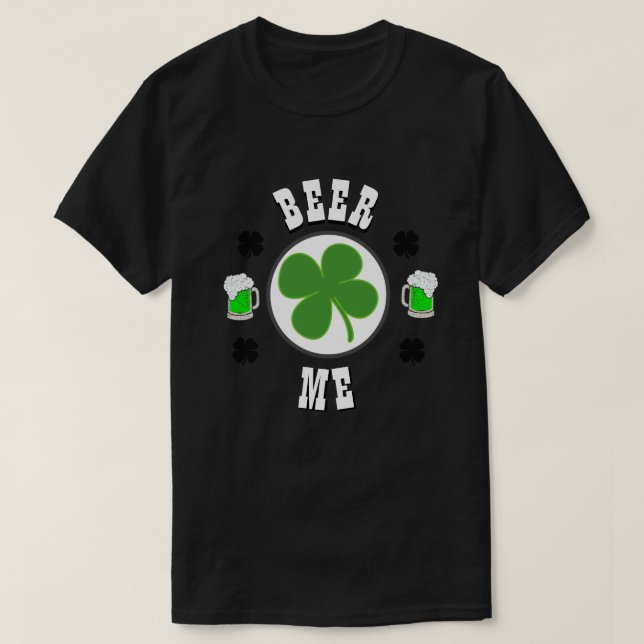 Lycklig St patrick's day Manar Novelty Mode ÖR T Shirt (Design framsida)