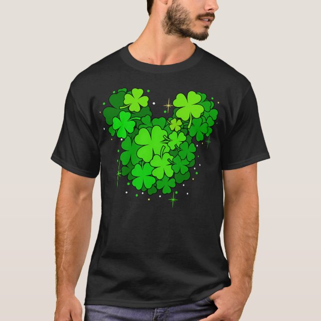 Lycklig St patricks day Mickeymus T Shirt (Framsida)
