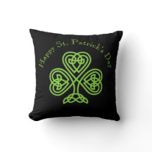 Lycklig St. Patrick's Day Modern Celtic Shamrock