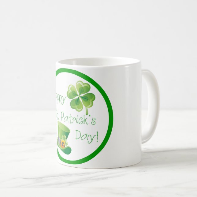 Lycklig St. Patrick's Day Mugg (Framsida höger)