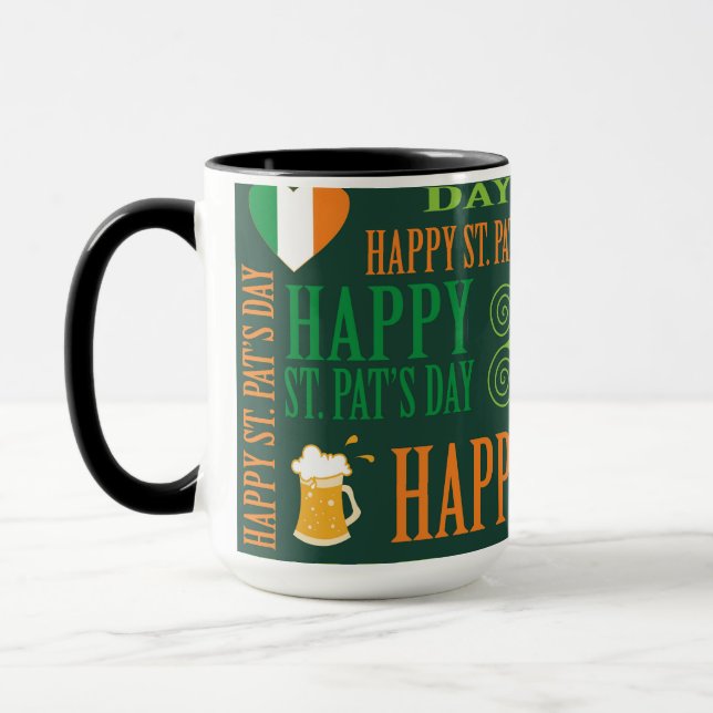 Lycklig St. Patrick's Day Mugg (Vänster)